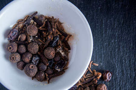 Fragrant cardamom on the table