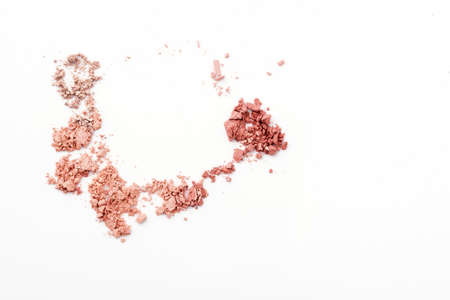 Beautiful bed shadows for the eyelids are isolated on a white background. The theme for beauty beauty.の写真素材