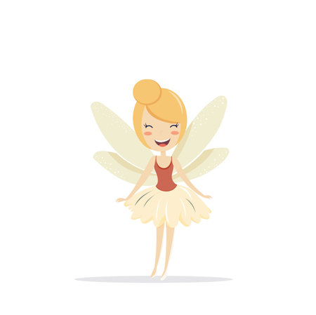 Magical dental fairy: whimsical vector illustration for notes - enchanting dental care with a touch of fantasy, ideal for child friendly health communications and charming dental imagery.Happy tooth fairy dayのイラスト素材