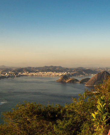 Aerial view of the northern waterfront of Rio de Janeiro in Brazilの素材 [FY310205056956]