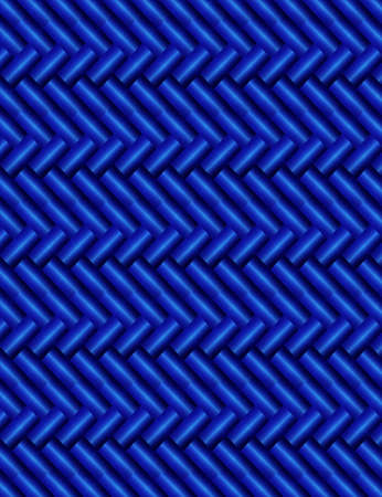 Abstract wicker background of blue color with straw effectのイラスト素材