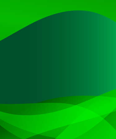 Abstract green background with waved gradient designのイラスト素材