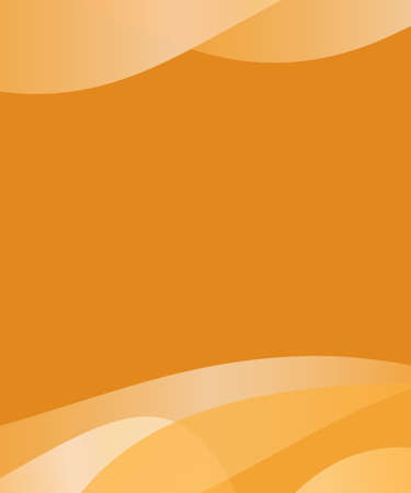 Abstract orange background with wave design vectorのイラスト素材