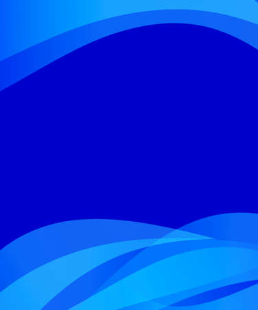 Abstract blue background with wave design vectorのイラスト素材
