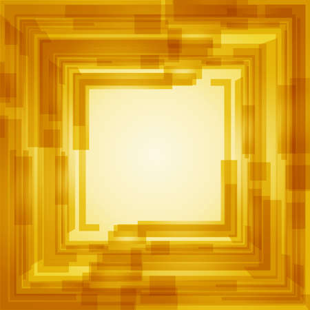 Abstract orange and yellow gradient square text layout for any design projectのイラスト素材