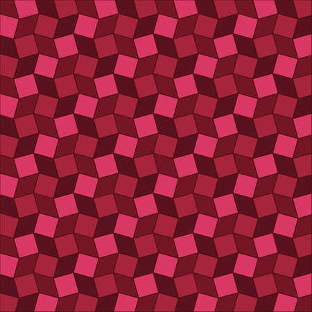 Abstract geometric background of  pink and purple gradient rhombus and square shapesのイラスト素材