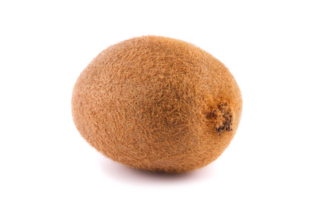 Fresh kiwi fruit on white backgroundの写真素材