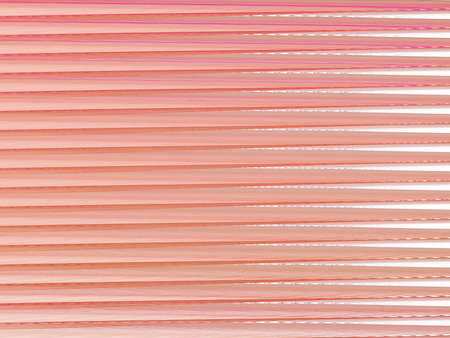 3D rendrering with red abstract fractal in the form of ridge lines.の写真素材