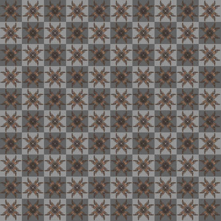 Texture with 3D rendering abstract fractal pattern.の写真素材