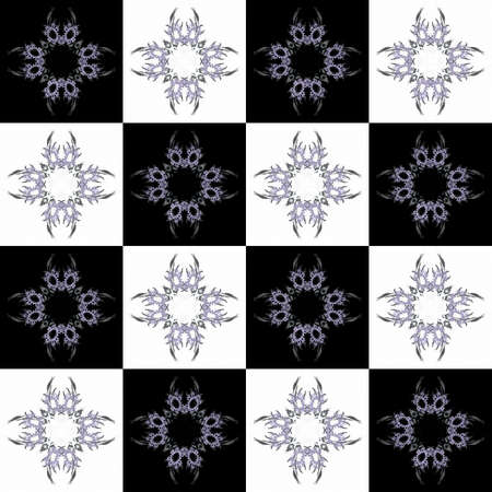 Texture with 3D rendering abstract fractal gray pattern.