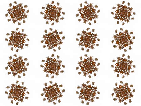 Texture with 3D rendering abstract fractal maroon pattern.