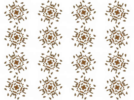 Texture with 3D rendering abstract fractal maroon pattern.