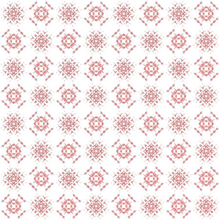 Seamless texture with 3D rendering abstract fractal pink pattern on a white background for fabric...