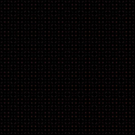 Seamless texture with 3D rendering abstract fractal red pattern on a black background for fabric...