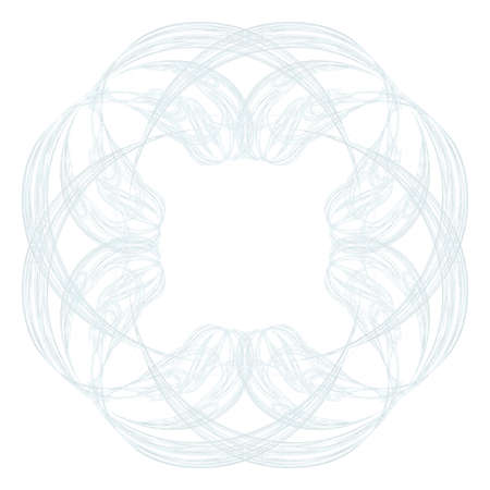 Abstract grunge light blue floral pattern isolated on white background. Rough noise design.の写真素材