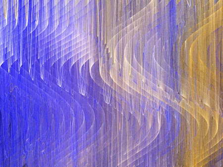 Abstract grunge dirty black blue orange contrast pattern on white background. Rough noise design.の写真素材