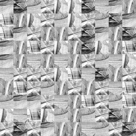 Abstract grunge black texture on white background. Rough noise design. Medium broken patterns are chaotically placed.の写真素材