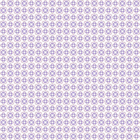 Seamless abstract texture fractal blue orange in one patterns on white background. Arranged in a staggered manner two small floral fractal patterns.の写真素材