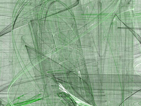 Grunge abstract black and green background on white backdrop. Three colors. Rectangular horizontal shape. Average rough noise design.の写真素材