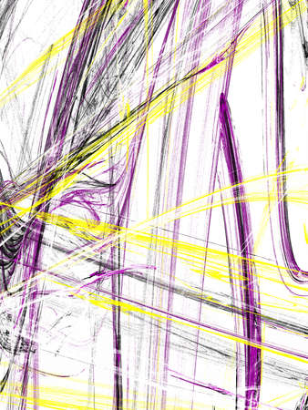 Grunge abstract contrast purple and yellow background on white backdrop. Four colors. Rectangular vertical shape. Average rough noise design.の写真素材