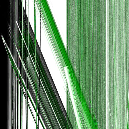 Grunge abstract black and green background on white backdrop. Three colors. Square shape. Average rough noise design.の写真素材