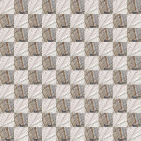 Grunge seamless abstract brown texture on white background. Arranged in a staggered manner two...