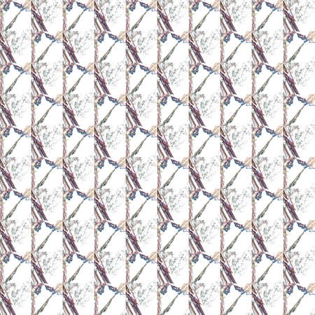 Grunge seamless abstract colorful texture on white background. Arranged in a staggered manner two...