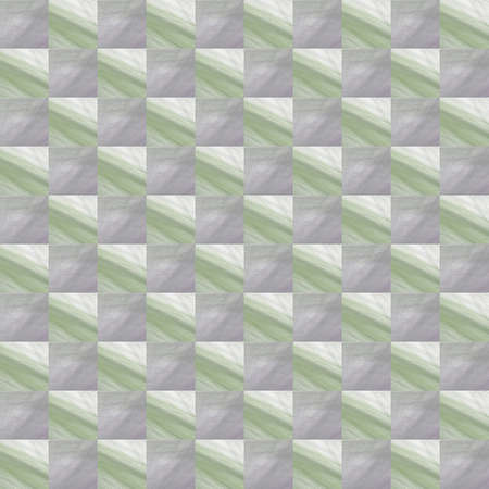 Grunge seamless abstract green texture on white background. Arranged in a staggered manner two...