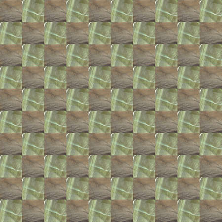 Grunge seamless abstract brown texture on white background. Arranged in a staggered manner two medium broken fractal patterns. Rough noise design image. の写真素材