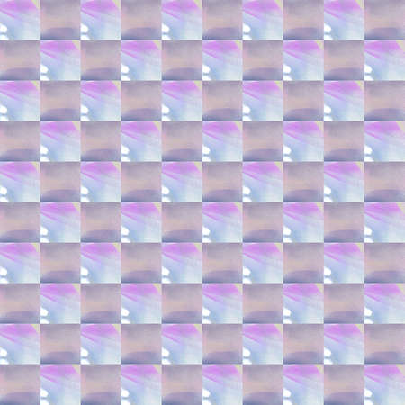 Grunge seamless abstract purple texture on white background. Arranged in a staggered manner two medium broken fractal patterns. Rough noise design image.の写真素材