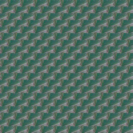 Grunge seamless abstract green square texture on white background. Arranged in a staggered manner...