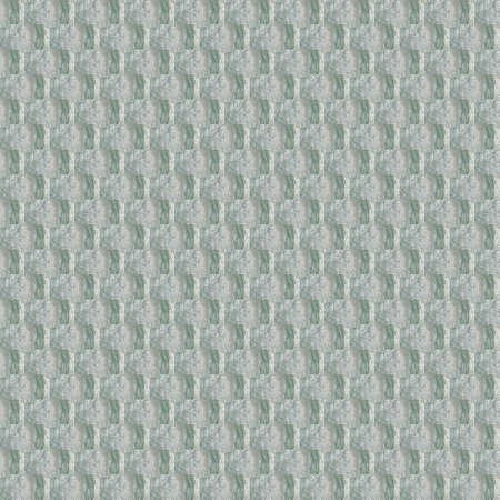 Grunge seamless abstract green square texture on white background. Arranged in a staggered manner two small broken fractal patterns. Rough noise design image.の写真素材