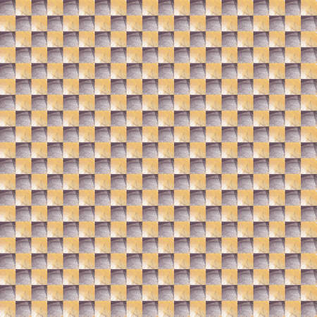 Grunge seamless abstract colorful square texture on white background. Arranged in a staggered manner...