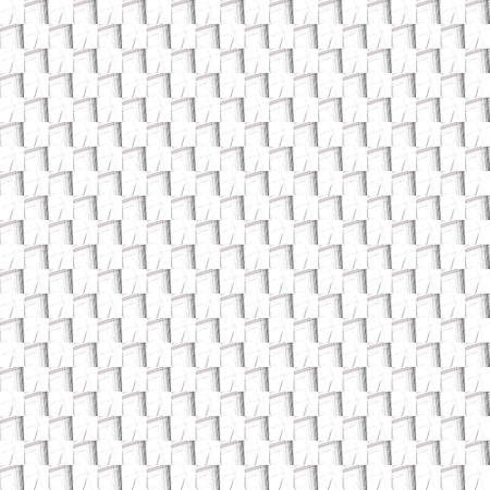 Grunge seamless abstract gray square texture on white background. Arranged in a staggered manner two...