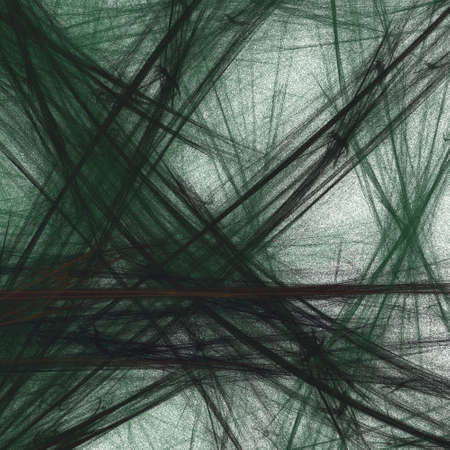 Grunge abstract square green pattern on white background. Rough noise design.の写真素材