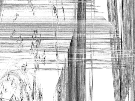 Grunge abstract black background on white backdrop. Two colors. Rectangular horizontal medium rough noise design.の写真素材