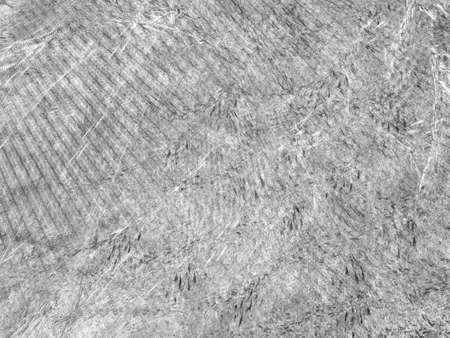 Grunge abstract black background on white backdrop. Two colors. Rectangular horizontal medium rough...