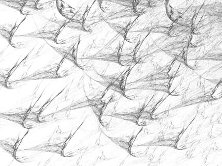 Grunge abstract black and white background. Two colors. Rectangular horizontal shape. Medium rough noise design. Haotical texture pattern.の写真素材