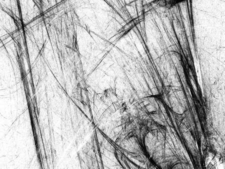 Grunge abstract black and white background. Two colors. Rectangular horizontal shape. Medium rough noise design. Haotical texture pattern.の写真素材