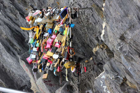Cliff Walk of the First mountain in Grindelwald. Bernese Alps of Switzerland, Europe.のeditorial素材