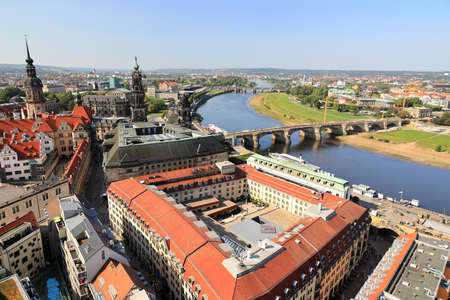 The ancient city of Dresden. Saxony, Germany, Europe.の写真素材