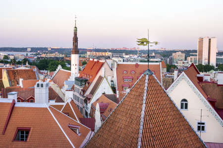 Panoramic View of Tallin - Capital City of Estoniaのeditorial素材