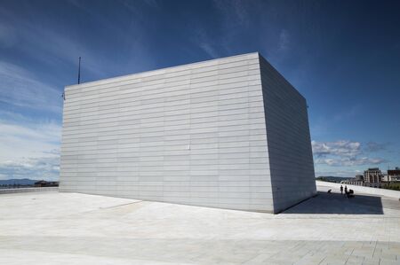 Opera House in Capital City of Norwayのeditorial素材