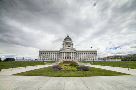 Utah State Capitol, Salt Lake City, USAの写真素材