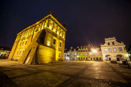 Historic city center of Sandomierz, Polandのeditorial素材