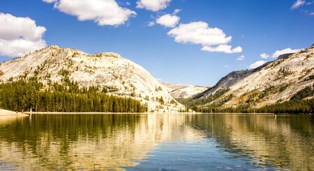 Beautiful lake in Yosemite National Park, California, USAの写真素材