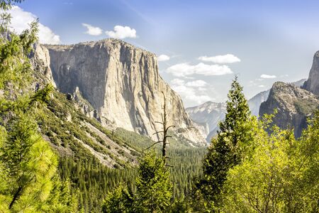 Mountains of Yosemite National Park, California, USAの写真素材