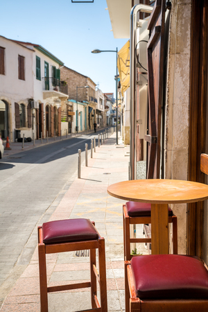 Charming street in Limassol , Republic of Cyprusのeditorial素材