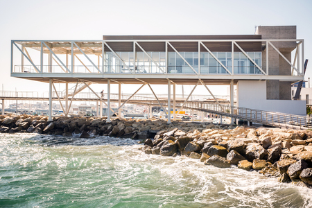 Modern architecture in Old Port, Limassol, Republic of Cyprus