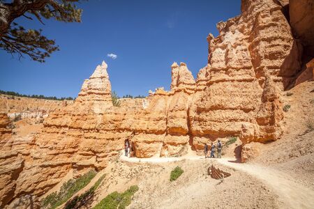 Amazing Hoodoo in Bryce Canyon National Park, Utah, USAの写真素材